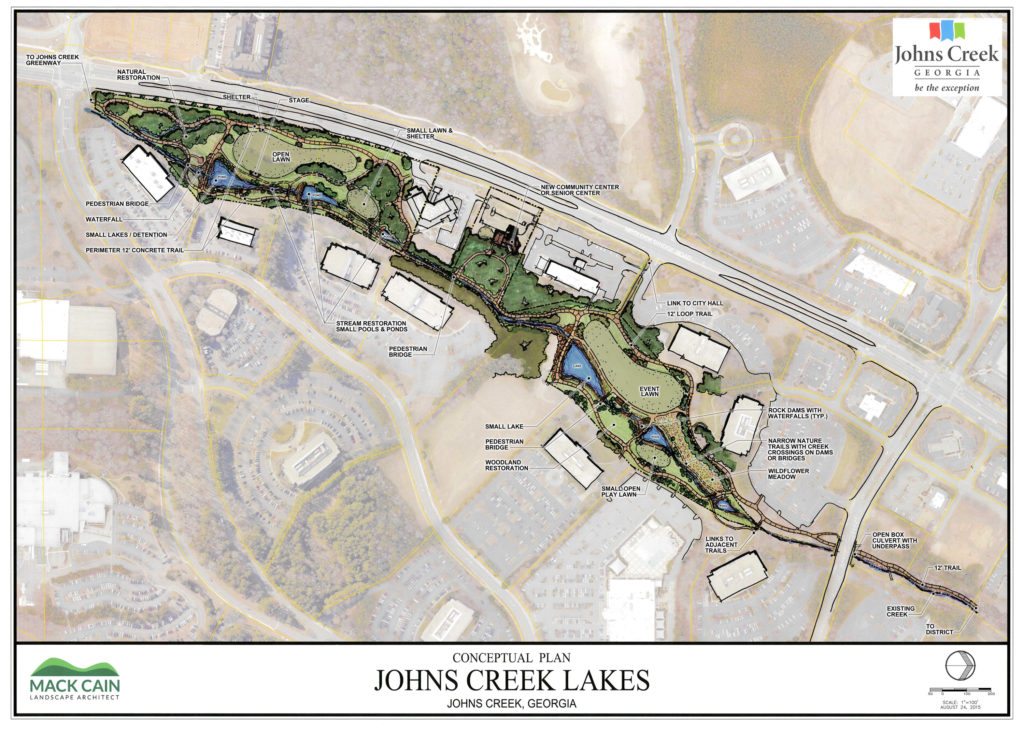 Landscape Architecture | Johns Creek Parks and Rec Concept Plan