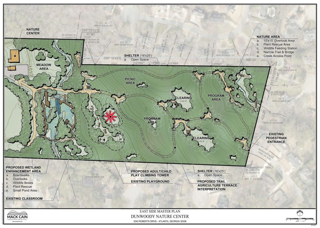 Landscape Architecture | Dunwoody Nature Center East