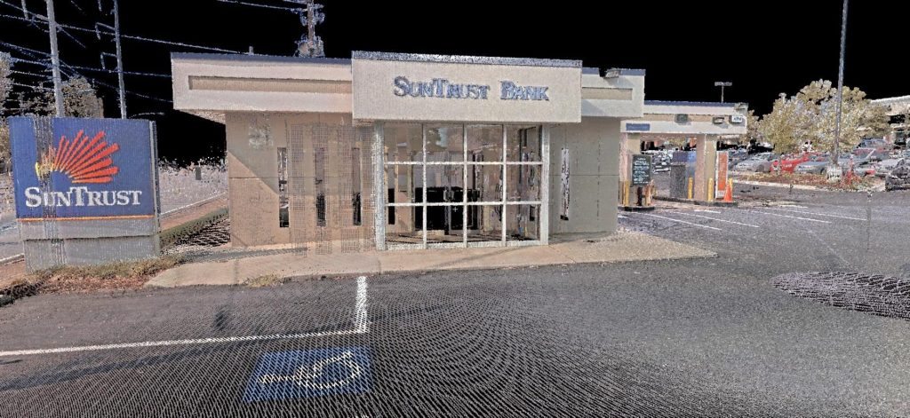 Laser Scanning and Topographic Survey | SunTrust Bank | GA
