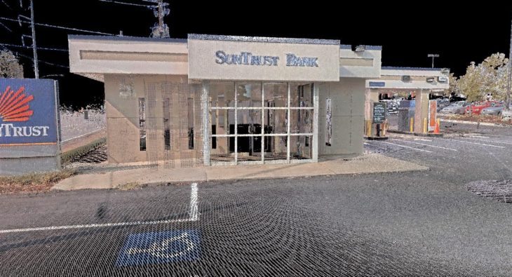 Laser Scanning and Topographic Survey | SunTrust Bank | GA